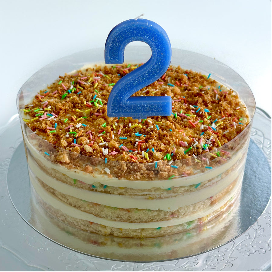 Tarta de cumpleaños sin gluten